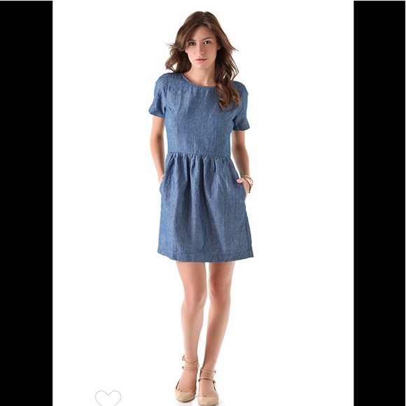 Madewell Dresses & Skirts - Madewell Chambray Songbird Dress Size 12